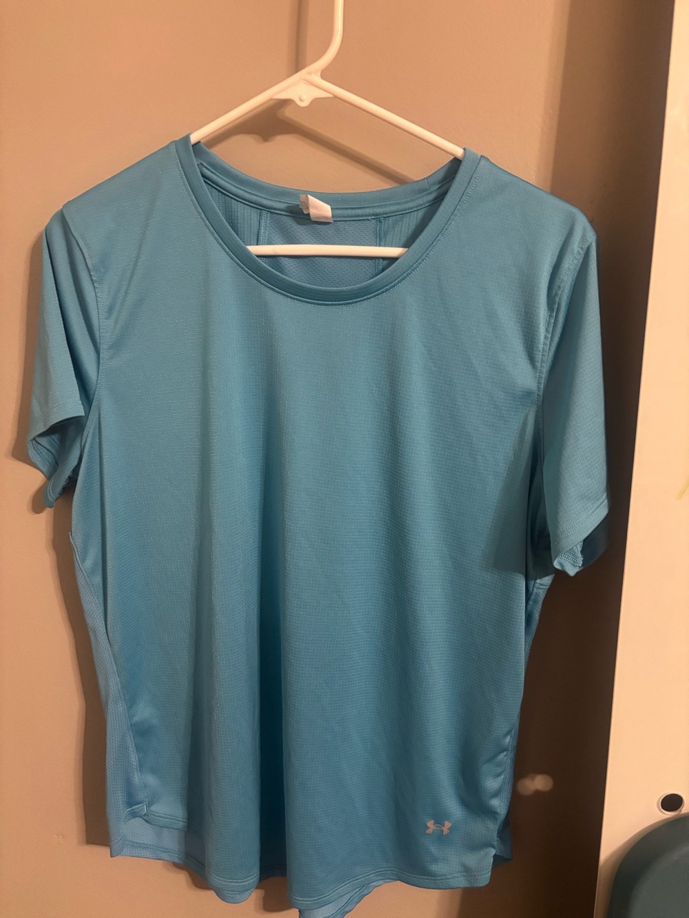 Under Armour Aqua Blue Performance Crew Neck Tee